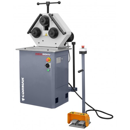 Calandra elettrica a tre rulli per tubi e profili CORMAK RBM30HV