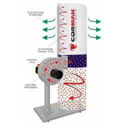 Aspirateur à copeaux FM 230 1000 m3/h + filtre à poussière - 