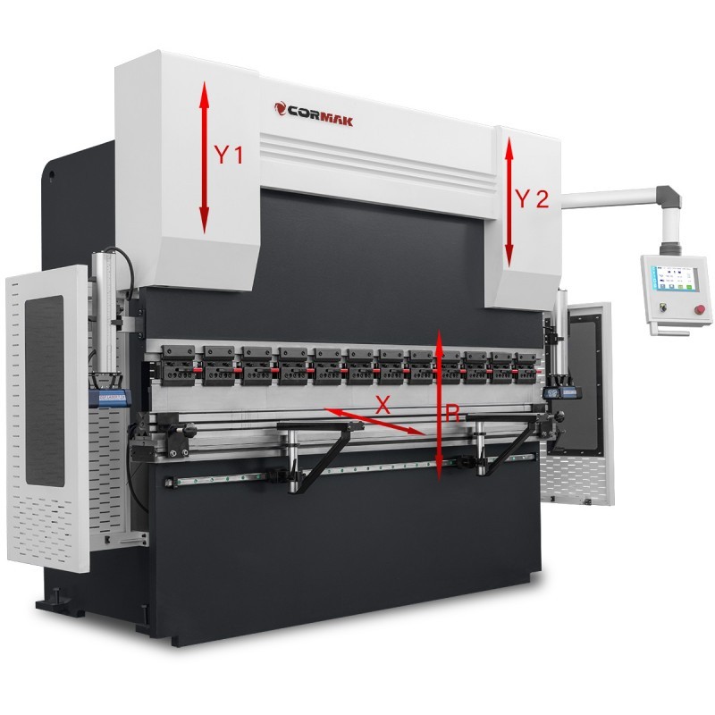 Osie prasy krawędziowej CNC – jak działają i za co odpowiadają?