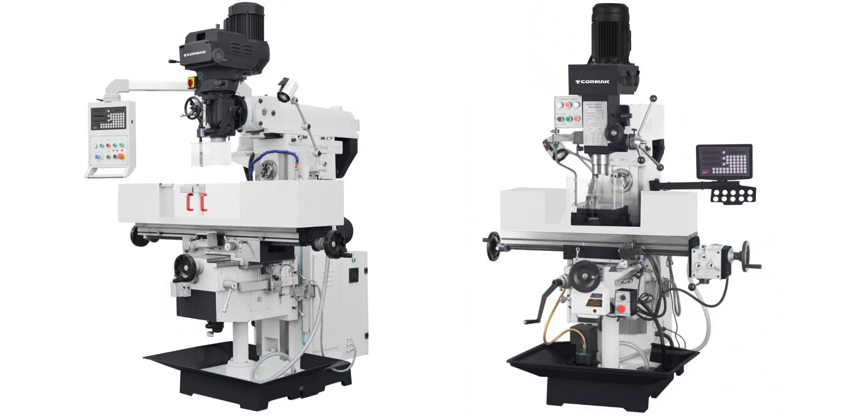 Drilling and milling machines