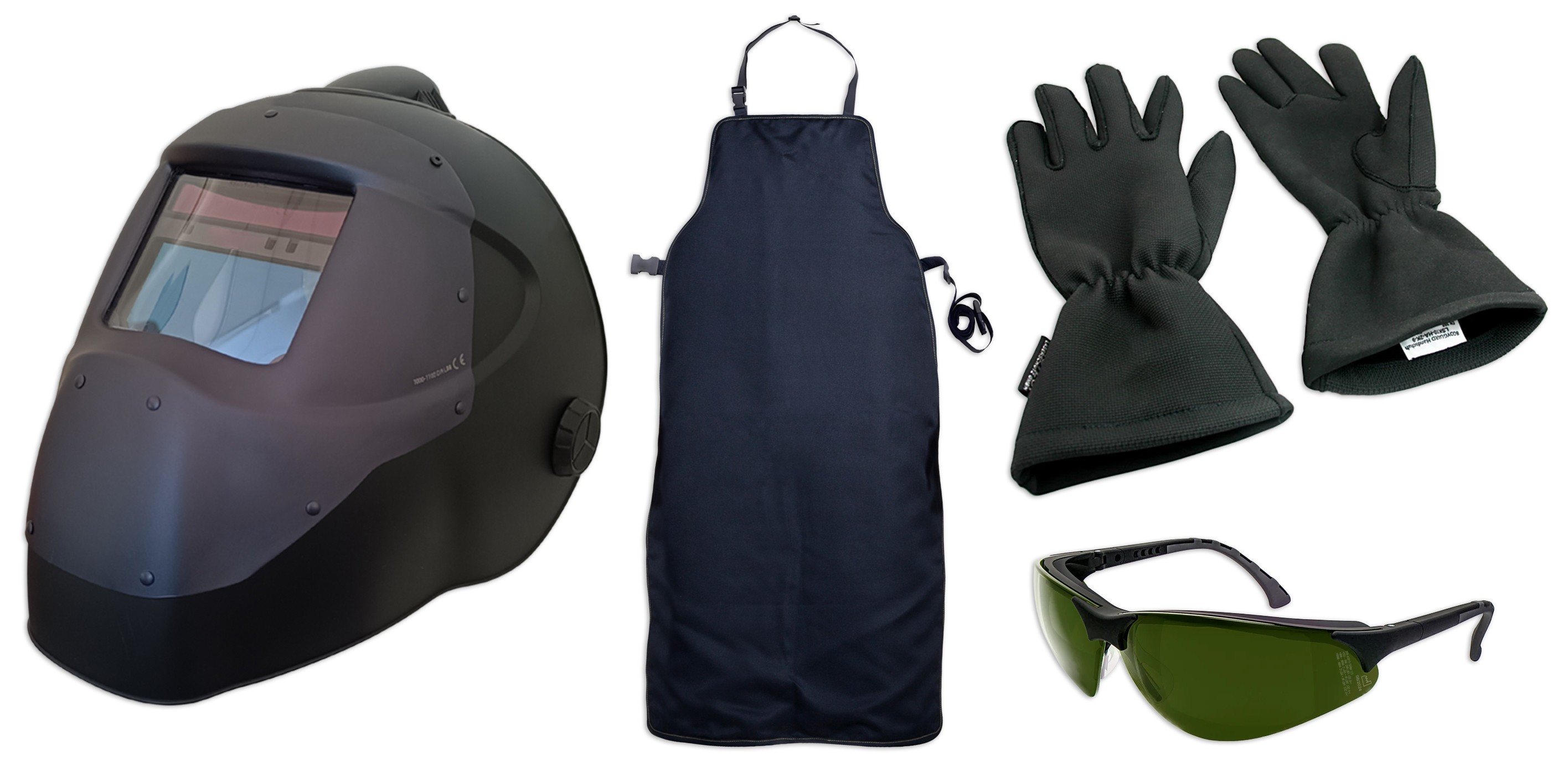 Personal safety kit for laser welders