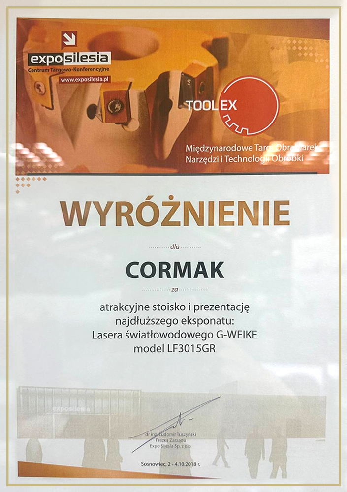 Informacje o marce CORMAK - poznajmy się