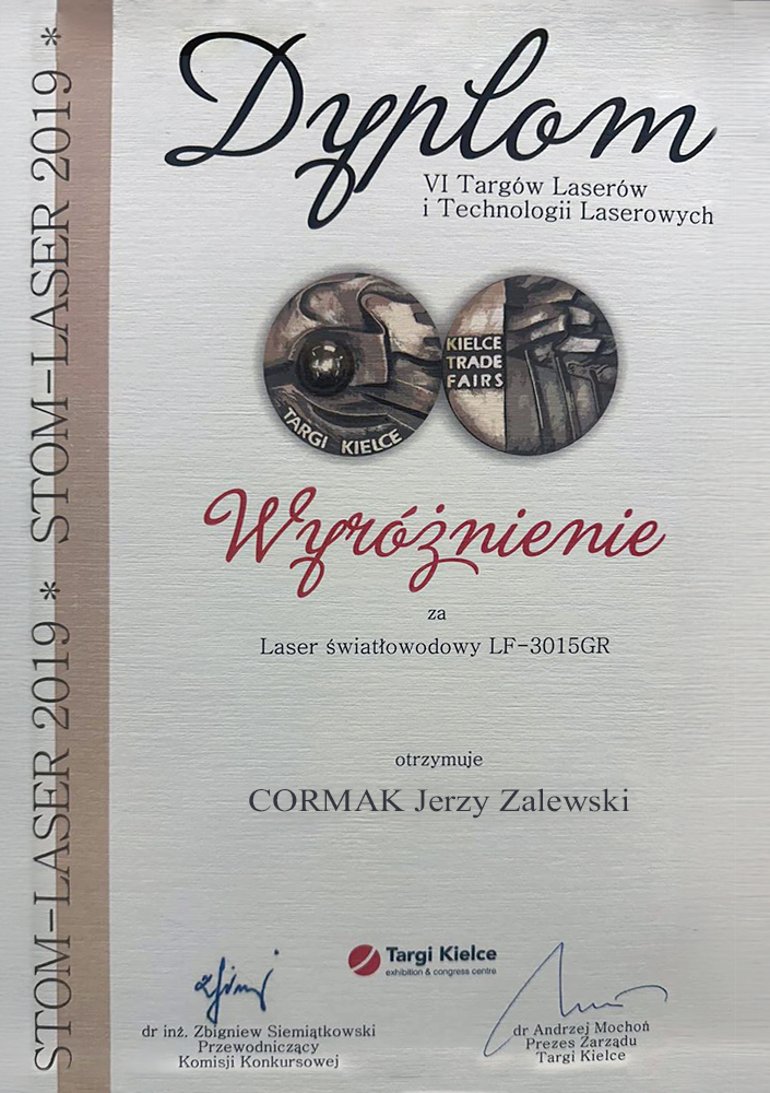 Informacje o marce CORMAK - poznajmy się