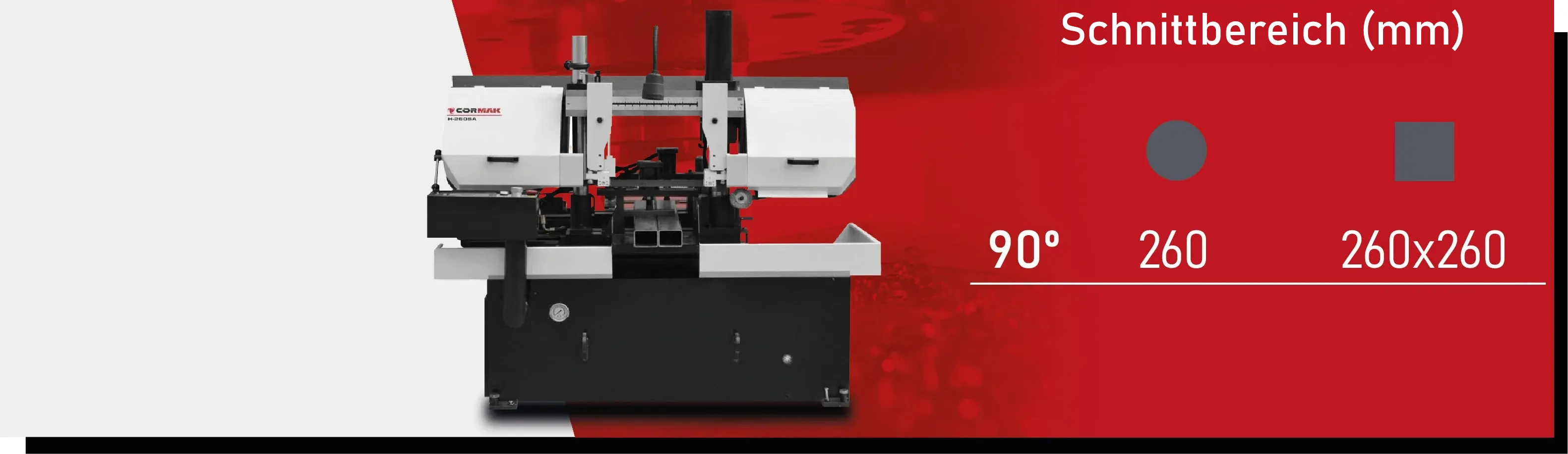 Automatische Bandsäge CORMAK H260SA