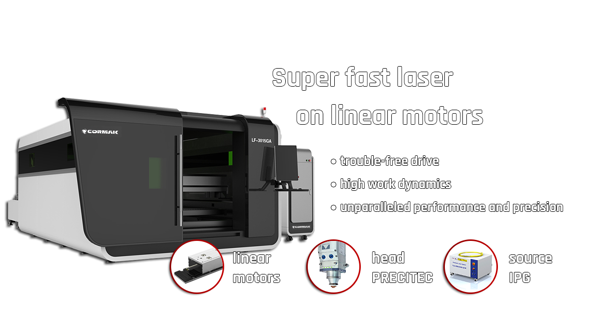 Super szybkie lasery na silnikach liniowych